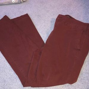 American Eagle Maroon Size 30 x 30 Slim Stretch